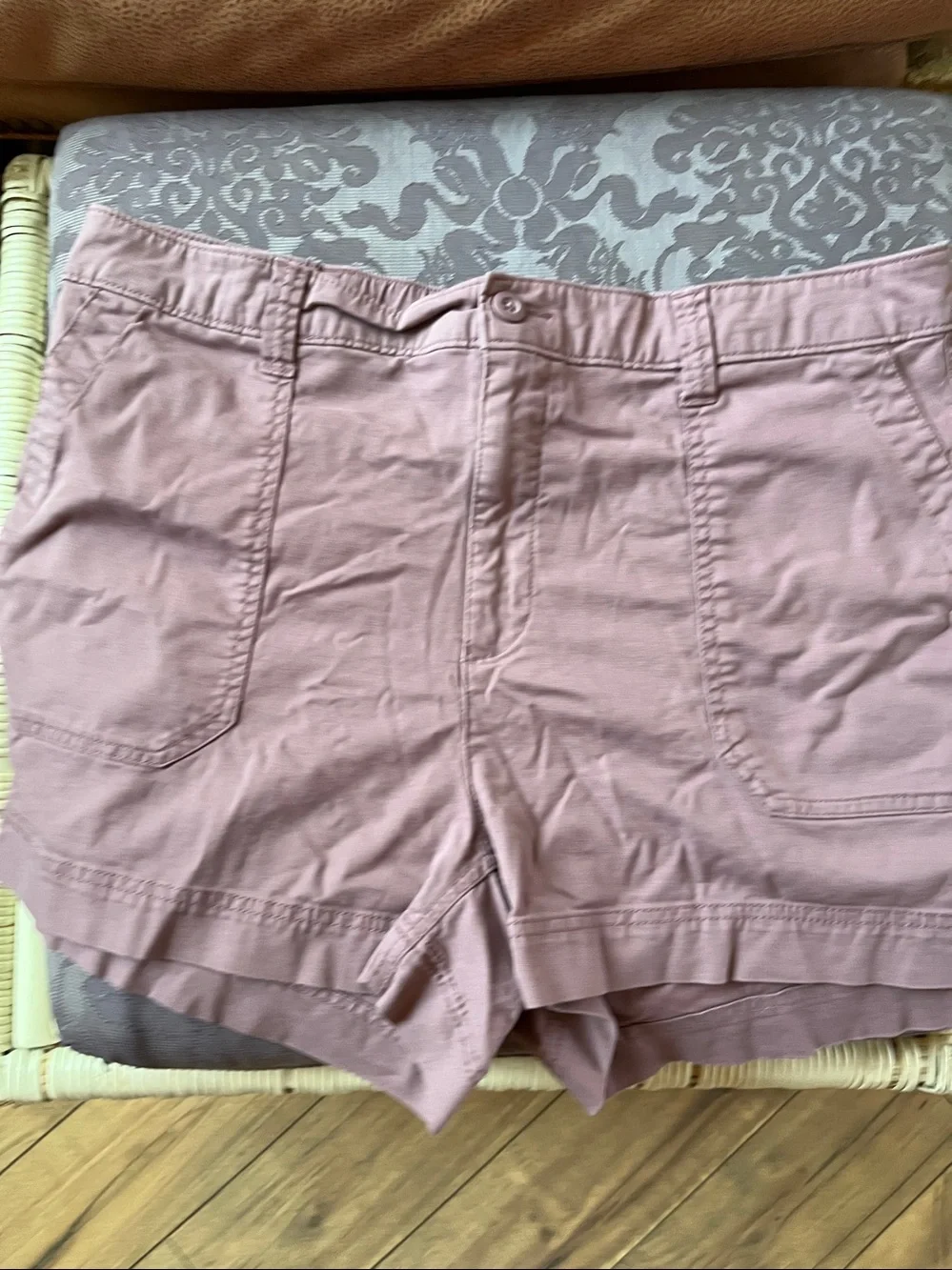 Old Navy Dusty Rose High-Waist Casual Shorts